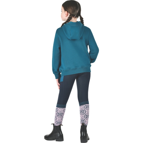 Dublin Junior Lilah Lurex Logo Sweat à Capuche 1024242 - Légion Blue / Argent
